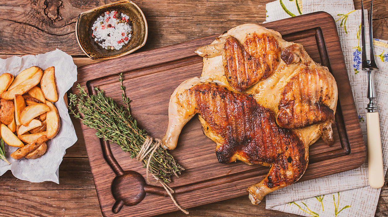 Grilled Spatchcock Chicken - the Ultimate Super Bowl Dish