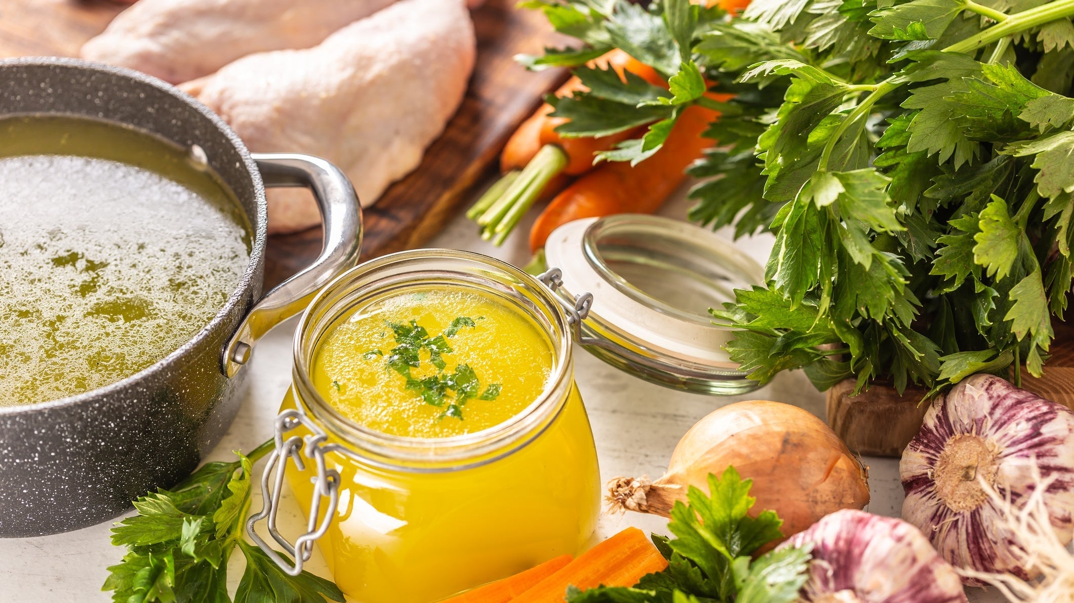 Chicken Broth “Jiggle” is Pure Gold