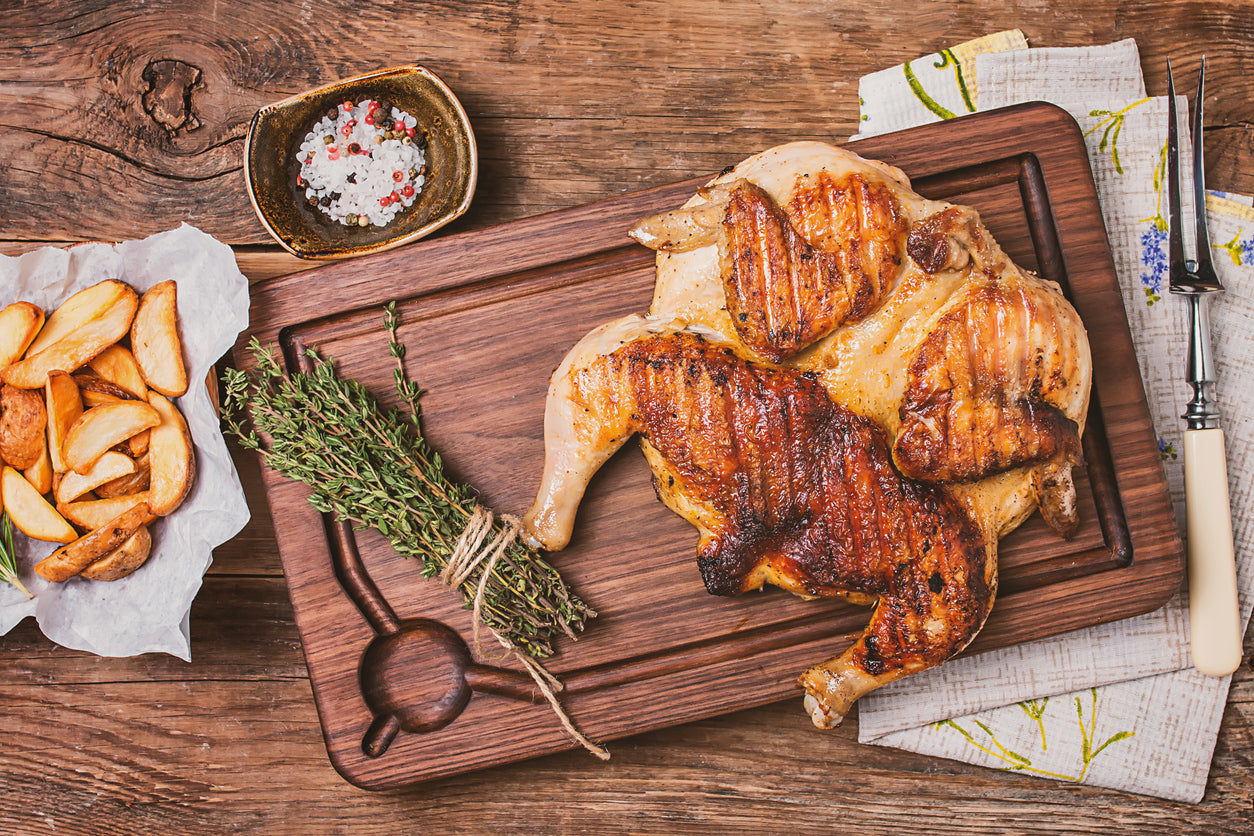 Grilled Spatchcock Chicken - the Ultimate Super Bowl Dish