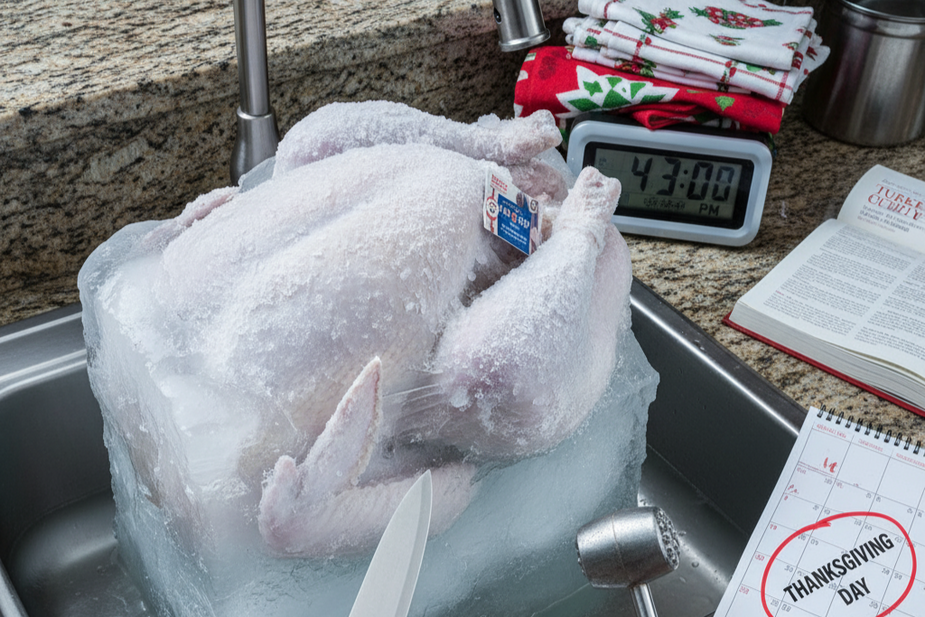 Frozen Countdown How to Avoid the Dreaded Turkey Thaw Countdown – JidoriHome