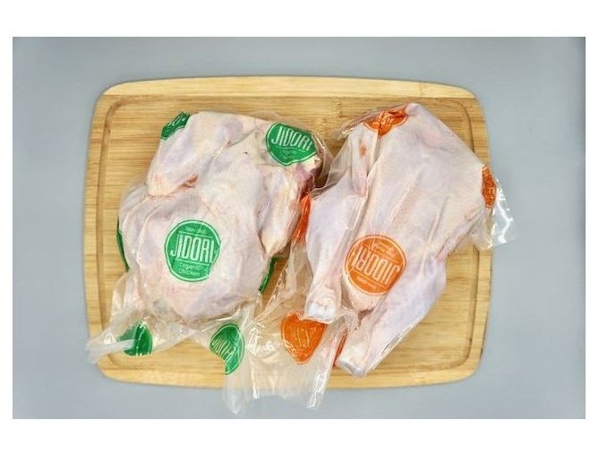 FREE-RANGE JiDORI® WHOLE CHICKENS W/OUT GIBLETS - 2 PACK