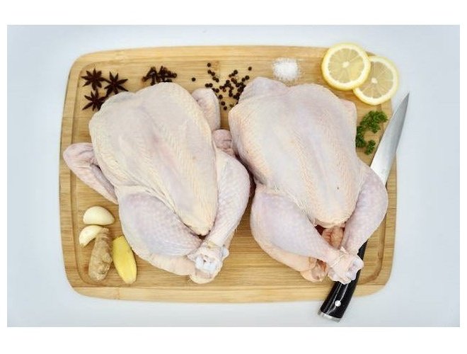 FREE-RANGE JiDORI® WHOLE CHICKENS W/OUT GIBLETS - 2 PACK
